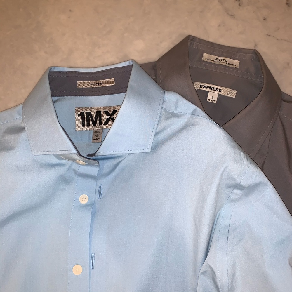 2 Express Long Sleeve Shirts - only $18 for both!
